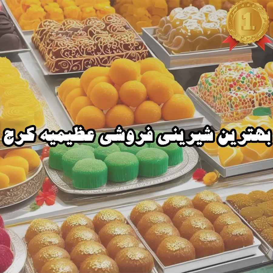بهترین شیرینی فروشی عظیمیه کرج
